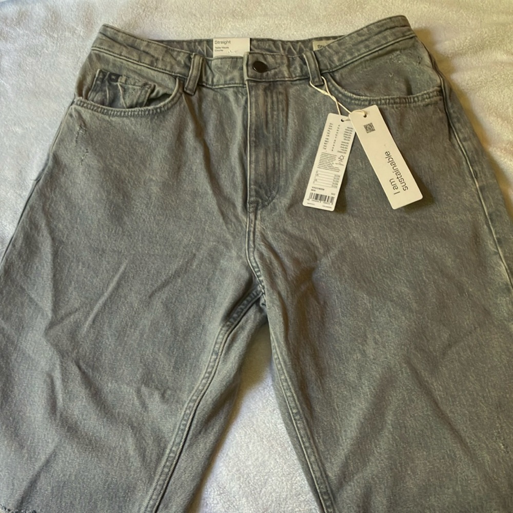 EDC Light Gray Denim Pants